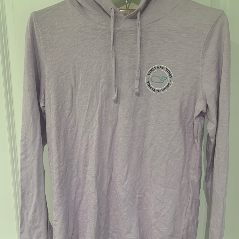 Vineyard Vines Light Purple Tee with Logo A5